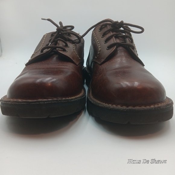 H.S. Trask  Oxford Casual Brown Leather Lace Up Men's Size 11.5 - Picture 8 of 11